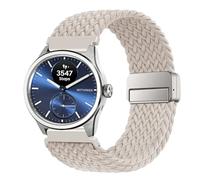 SUGARJAR Correa Trenzada 18/20mm Compatible con Withings ScanWatch 2 (38mm/42mm), Correa Nailon Elástica Cierre Magnético para Withings ScanWatch Light/Nova Brilliant/ScanWatch Nova - Hombre y Mujer