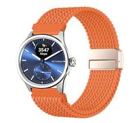 SUGARJAR Correa Trenzada 18/20mm Compatible con Withings ScanWatch 2 (38mm/42mm), Correa Nailon Elástica Cierre Magnético para Withings ScanWatch Light/Nova Brilliant/ScanWatch Nova - Hombre y Mujer