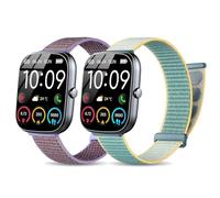 SUGARJAR Nailon Correa Compatible con uaue T60/T50S,22 mm Correas para Nerunsa P66D,Donerton T50S,T50H,Popglory P66,Jugeman P99/Y66,RUIMEN H1/D1,TOOBUR IDW13/IDW16/IDW19/BW01,TUYOMA LW36