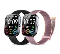 SUGARJAR Nailon Correa Compatible con uaue T60/T50S,22 mm Correas para Nerunsa P66D,Donerton T50S,T50H,Popglory P66,Jugeman P99/Y66,RUIMEN H1/D1,TOOBUR IDW13/IDW16/IDW19/BW01,TUYOMA LW36