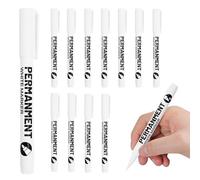 Sugeru 12Piezas-2mm Rotuladores Permanentes, Rotuladores Acrilicos Secado Rápido, Rotulador Permanente para Distintas Superficies, Rotulador Permanente Punta Fina para Bocetos, Ilustrar, Esbozar