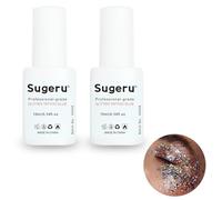 Sugeru 2 Pcs Glitter Tattoo Glue(10ml),Adhesivo para Glitter Maquillaje,Pegamento para el Cuerpo para Tatuajes Purpurina,Brillantes para La Cara Glue,Purpurina Cara Glue,Para Carnavales, Fiestas