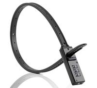 Sugeru®Candado Bici Antirrobo con Código,Candado Bicicleta Antirrobo 56cm,Candado Patinete Electrico,Antirrobo Bicicleta,Cerradura Antirrobo para Casco,Bicicleta Patinete Carretilla Paseante (Negro)