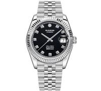 Sugess Classic S447.YS Business ST2130 - Reloj mecánico automático para hombre, plata, pulsera