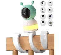 Suglade El soporte para monitor de bebé es adecuado para cámaras de bebé HelloBaby y Vtech y monitores de bebé Blemil y es adecuado para soportes de cámara de cuna con interfaz de tornillo de 1/4.