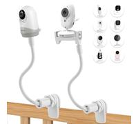 Suglade Soporte para monitor de bebé, compatible con muchos soportes de cámara de bebé convencionales para Philips/GHB/Momcozy/ieG oifun/Babystar, ajuste flexible, no requiere herramientas para la