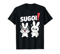 Sugoi! Funny Chibi Anime Bunny Kawaii Manga Comedia Camiseta