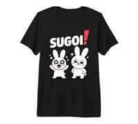 Sugoi! Funny Chibi Anime Bunny Kawaii Manga Comedia Camiseta Premium