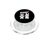 Sugoi! Funny Chibi Anime Bunny Kawaii Manga Comedia PopSockets PopGrip para MagSafe