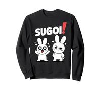 Sugoi! Funny Chibi Anime Bunny Kawaii Manga Comedia Sudadera