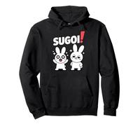 Sugoi! Funny Chibi Anime Bunny Kawaii Manga Comedia Sudadera con Capucha