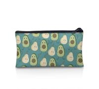 Suhoaziia Estuche estético de gran capacidad para niños, estuche organizador para lápices escolar, soportes para bolígrafos, Bonito aguacate, Estuche para lápices