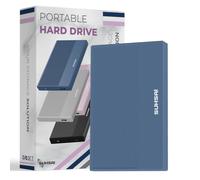 SUHSAI Disco Duro Externo de 1 TB Copia de Seguridad de Datos HDD - Expansión de Memoria de 2,5" Disco Duro portátil USB 3.0 Compatible con Mac, Escritorio, PC, PS4, PS5, (Azul)