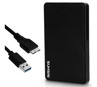 SUHSAI Disco duro externo de 1 TB, disco duro externo portátil de 2.5 pulgadas, disco duro USB 3.0, almacenamiento ultra delgado y unidad de respaldo, disco duro USB compatible con consola de juegos,