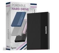 SUHSAI Disco Duro Externo de 500 GB Copia de Seguridad de Datos HDD - Expansión de Memoria de 2,5" Disco Duro portátil USB 3.0 Compatible con Mac, Escritorio, PC, PS4, PS5 (Negro)