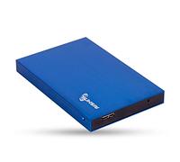 SUHSAI Disco Duro Externo portátil 500 GB USB 3.0 para PC - Azul | Transferencia de datos de alta velocidad de 5 Gbps. Compatible con Mac, portátiles, PS4 y consolas de videojuegos