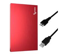 SUHSAI Disco duro externo USB 3.0 de 500 GB, disco duro externo portátil para laptop, Mac, PS4, PS5, computadora de escritorio, unidad de almacenamiento delgada de 2.5 pulgadas, disco duro externo