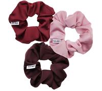 SUI AVA - 3-Pack Ribbon Scrunchies - Blush // Burgundy // French Wine - Horquillas y pasadores 1 St.
