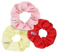 SUI AVA - 3-Pack Ribbon Scrunchies - Pink, Red, Yellow - Horquillas y pasadores 1 St.