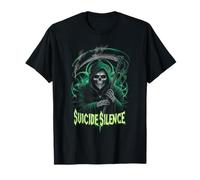 Suicide Silence Grim Reaper Goth Stoner Camiseta
