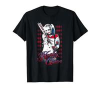 Suicide Squad Harley Quinn Bat Camiseta, Hombre, Negro, XL