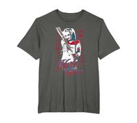 Suicide Squad Harley Quinn Bat Camiseta, Hombre Tallas Grandes, Asfalto, 6X Alto