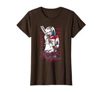 Suicide Squad Harley Quinn Bat Camiseta, Mujer, Marrón, 3XL