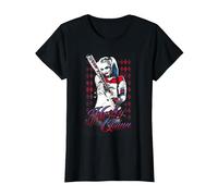 Suicide Squad Harley Quinn Bat Camiseta, Mujer, Negro, XL