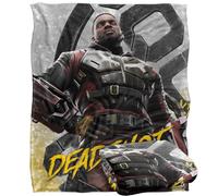 SUICIDE SQUAD: Kill The Justice League Deadshot Manta súper Suave con Tacto Sedoso - 152 x 127 cm