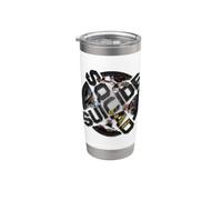 Suicide Squad: Kill the Justice League Logo and Squad Vaso térmico de acero inoxidable de doble pared