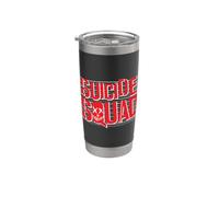 Suicide Squad Lineup Logo Vaso térmico de acero inoxidable de doble pared