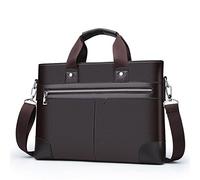 SUICRA Bolsa para Laptop Business Bag Men Briefcase Leather Shoulder Bag Briefcases Male Laptop Handbags Messenger Bags Totes Male
