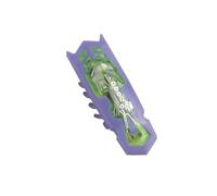 SuiHeill Juguete eléctrico Interactivo for Mascotas, Mini Escarabajo for Gatos, obstáculo de Escape, Juguete Giratorio automático, Escarabajo vibrador Que Funciona con Pilas(Purple Green)