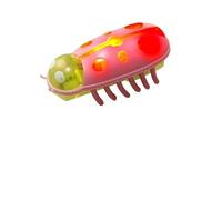 SuiHeill Juguete eléctrico Interactivo for Mascotas, Mini Escarabajo for Gatos, obstáculo de Escape, Juguete Giratorio automático, Escarabajo vibrador Que Funciona con Pilas(Glowing ladybug7)