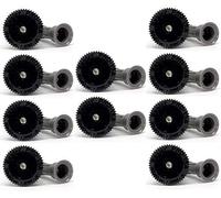 Suinga 10 x TOBERA para Difusores de riego 4,60 METROS. REGULABLE 0 a 360º. Rosca compatible con Hunter, Rain Bird, negro