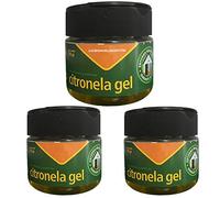 Suinga 3 x CITRONELA EN GEL de 125 gr. Producto eficaz contra los mosquitos, incluido el mosquito tigre