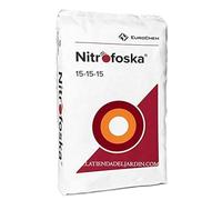 Suinga Abono Fertilizante 15-15-15 de 40kg | Sustrato Universal Triple 15 para Abono de Huertos, Jardines y Frutales | Componentes: Nitrógeno, Fósforo, Potasio, Azufre | Fertilizante Granulado