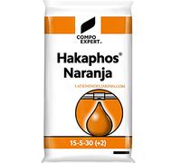 Suinga ABONO Fertilizante Hakaphos naranja 15-5-30, 25 Kg. Recomendado en fase de engorde y maduración de la fruta en cultivos