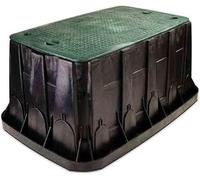 Suinga - Arqueta robusta rectangular estándar, Capacidad 4 electroválvulas + Accesorios o filtros, Medidas Largo 59 x Ancho 49 x Alto 30,7 cm