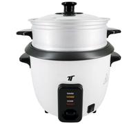 Suinga Arrocera Electrica 0,6 Litros 300W | Olla Arrocera para 2-3 Raciones | Cocedor de Arroz y Verduras Profesional | Olla Cocina | Incluye cuchara y vaso medidor