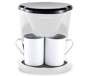 Suinga Cafetera de Goteo 450W | Máquina de Café de Filtro 0,6 Litros | Capacidad para 2 Tazas | Sistema Antigoteo | Cafetera Eléctrica Compacta para Hogar y Oficina