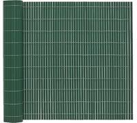 Suinga Cañizo PVC | Cañizo Ocultación PVC Simple Cara | Valla Privacidad Pantalla | Valla Decoración Exterior UV (Verde, 1x5 m)