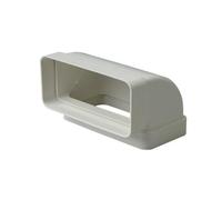 Suinga Codo Rectangular Vertical 90º 55x110 mm | Accesorio de Extracción Ignífugo para Aireadores Extractores | Alta Eficiencia para Ventilación | Resistente a la Humedad y Altas Temperaturas