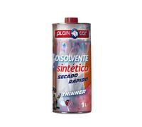 Suinga Disolvente de Limpieza Sintético 1 Litro | Disolvente Universal Incoloro de Secado Rápido para eliminar Pintura o Barniz