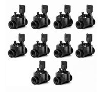 Suinga Electrovalvula de Riego 100HV 24V | Pack 10 Electrovalvulas Riego 1'' con Solenoide de 24V | Compatible con Todos los Programadores del Mercado | Sistemas de Riego Confiable