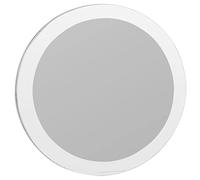 Suinga Espejo cosmético. 19,5 cm de diámetro. Aumento 5X. 3 ventosas de Gran fijación. para colocarlo en la Pared u Otra Superficie del Cuarto de baño.