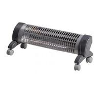Suinga Estufa de Cuarzo | 3 Niveles de Calor 600-1200W | Calefactor con Tubos de Cuarzo | Radiador con Sistema Anti-Vuelco y Ruedas | Calor Rápido y Eficiente para el Hogar