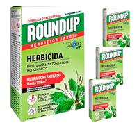 Suinga Herbicida Total ROUNDUP profesional 1 Litro | Control seguro de malas hierbas, solución potente para jardines, huertos y exteriores | Elimina hasta 70 especies de hierbas y musgo