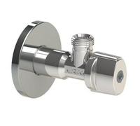 Suinga Llave de Corte Escuadra 1/2" x 3/8" Profesional | Válvula para Fregaderos, Lavabos y Cisternas | Llave Escuadra WC Antical