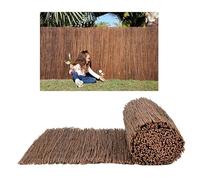 Suinga Malla de Mimbre Natural Ocultación 1,50 x 3 metros | Cerramiento de Jardin de Mimbre 95% Ocultación | Valla Multivarilla para Terrazas y Jardines